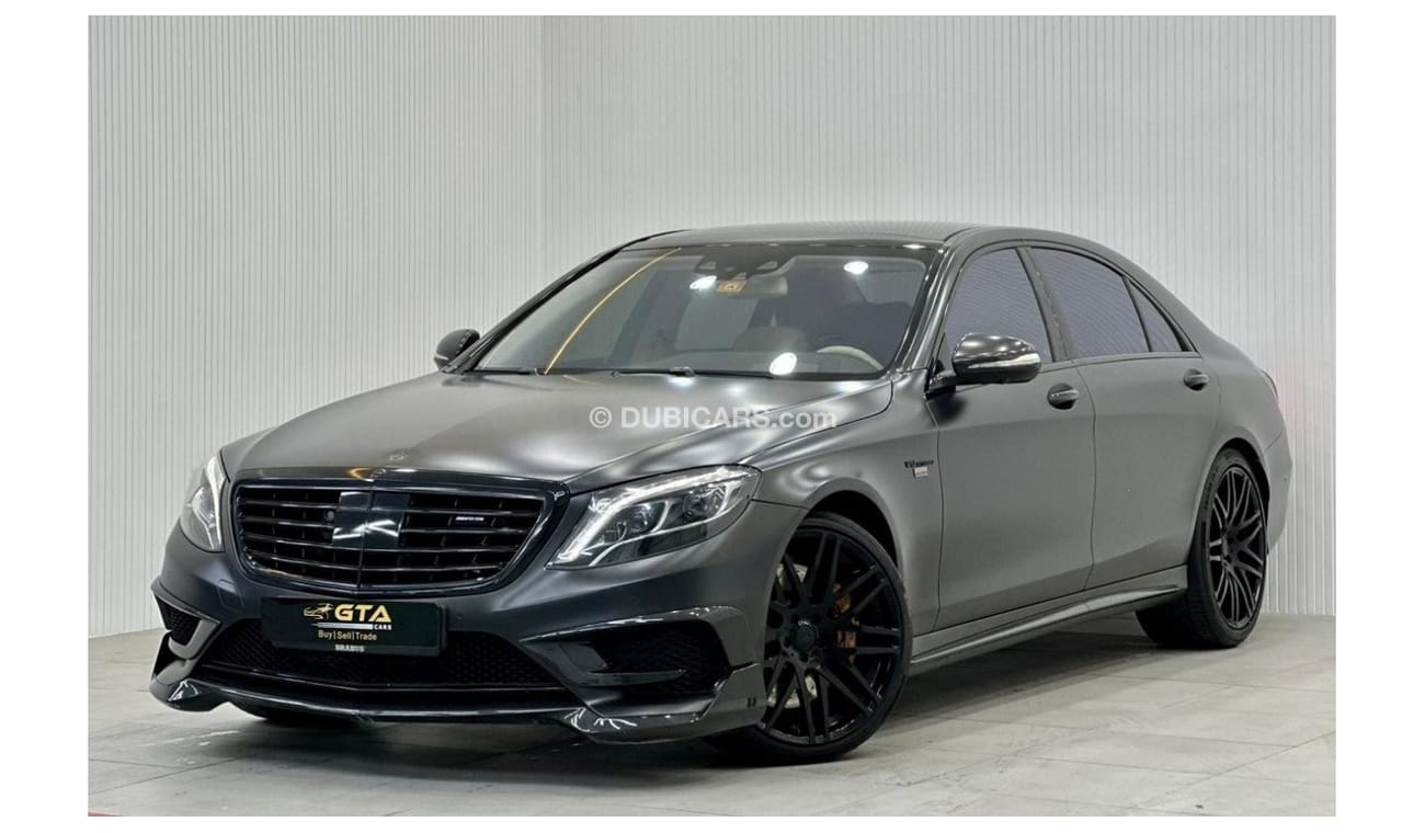 مرسيدس بنز S 63 AMG 2015 Mercedes-Benz Brabus S63 AMG, Service History, 650HP, Low kms, GCC Specs