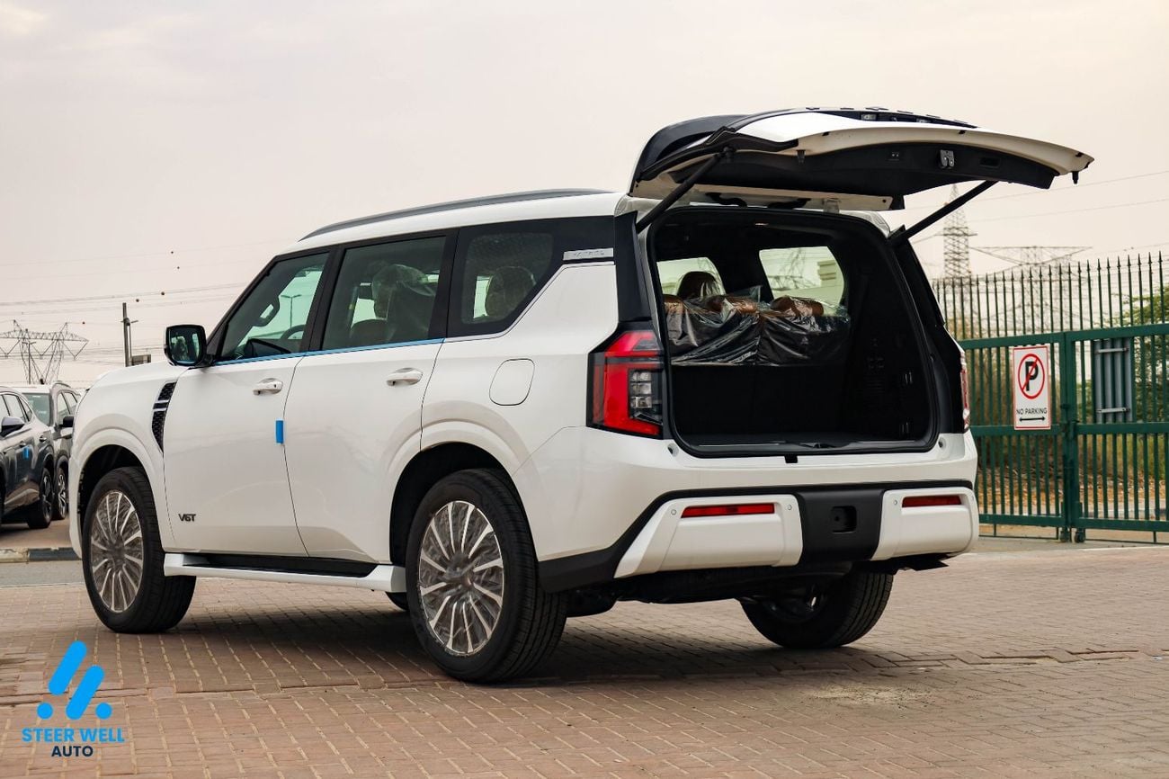 نيسان باترول 2026 LE Platinum | GCC | 3.5L T-T V6 | AWD | 9AT | Tan Interior | Height Control