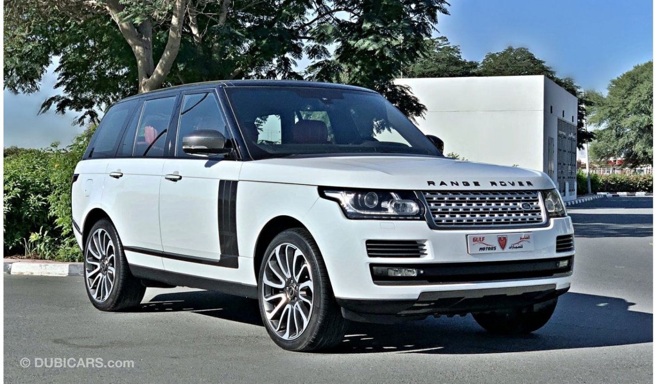 Land Rover Range Rover Vogue SE Supercharged GCC - Excellent Condition - Agency Maintained - Autobiography Interior - Bank Finance Facility