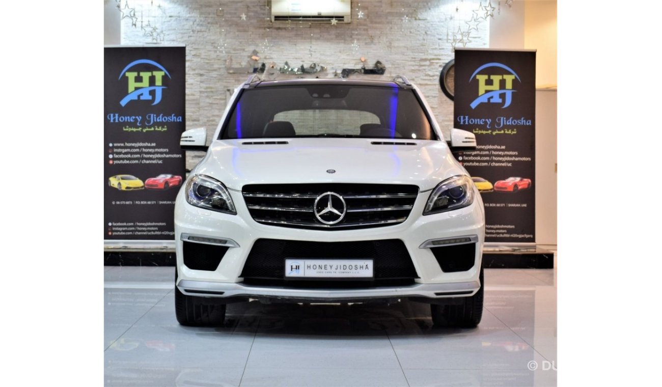 مرسيدس بنز ML 63 AMG EXCELLENT DEAL for our Mercedes Benz ML63 AMG V8 BITURBO 2013 Model!! in White Color! GCC Specs