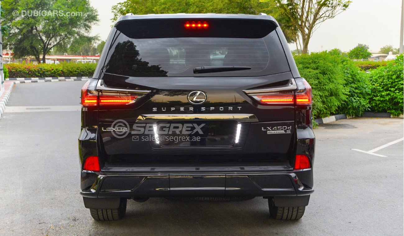 Lexus LX 450 4.5 TURBO-DSL BLACK EDITION 5 SEATS READY STOCK AVAILABLE IN COLORS