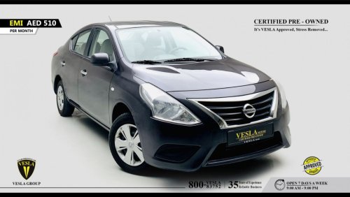 Nissan Sunny SV + CHROME PACKAGE + BLUETOOTH + 1.5 L / 2019 / UNLIMITED MILEAGE WARRANTY + FULL SERVICE HISTORY