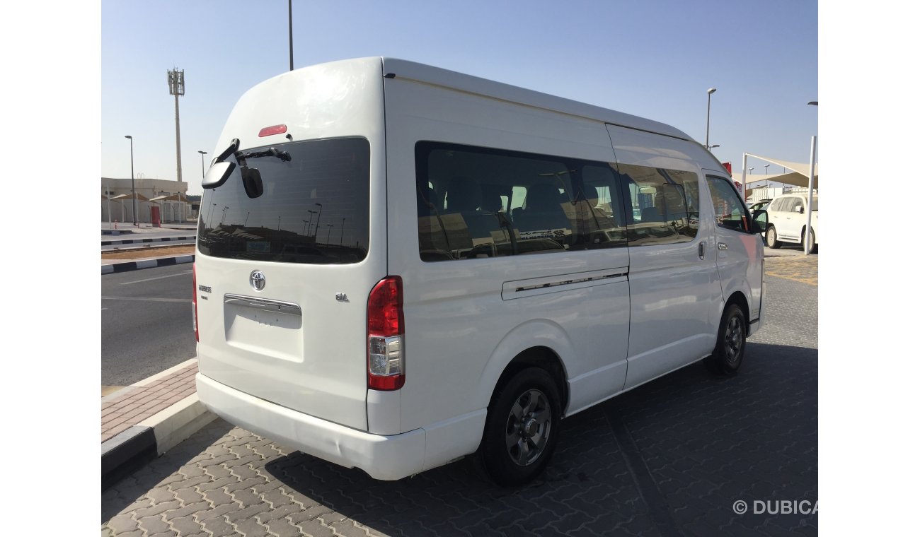 Toyota Hiace GL HI ROOF 15 SEATER PASSENGER BUS GCC