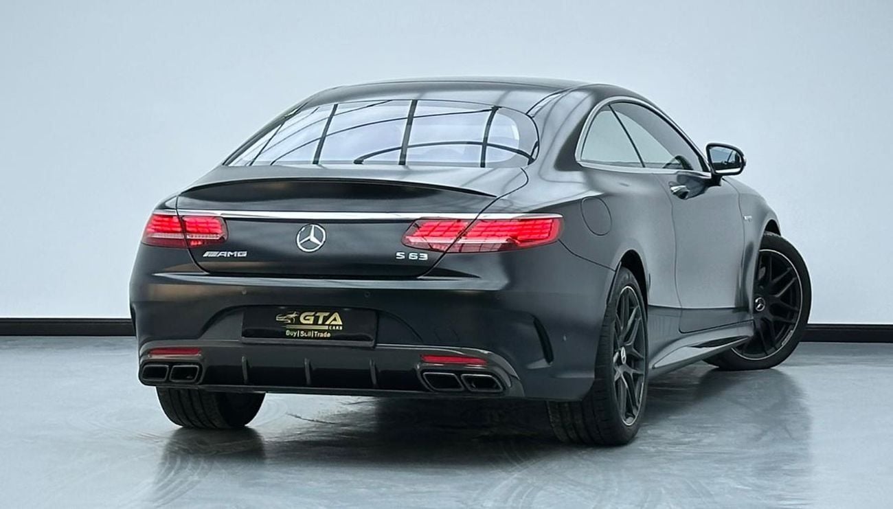 Mercedes-Benz S 63 AMG Std 4.0L (604 HP) 2018 Mercedes-Benz S63 AMG, Yellow Night Edition, Mercedes FSH,