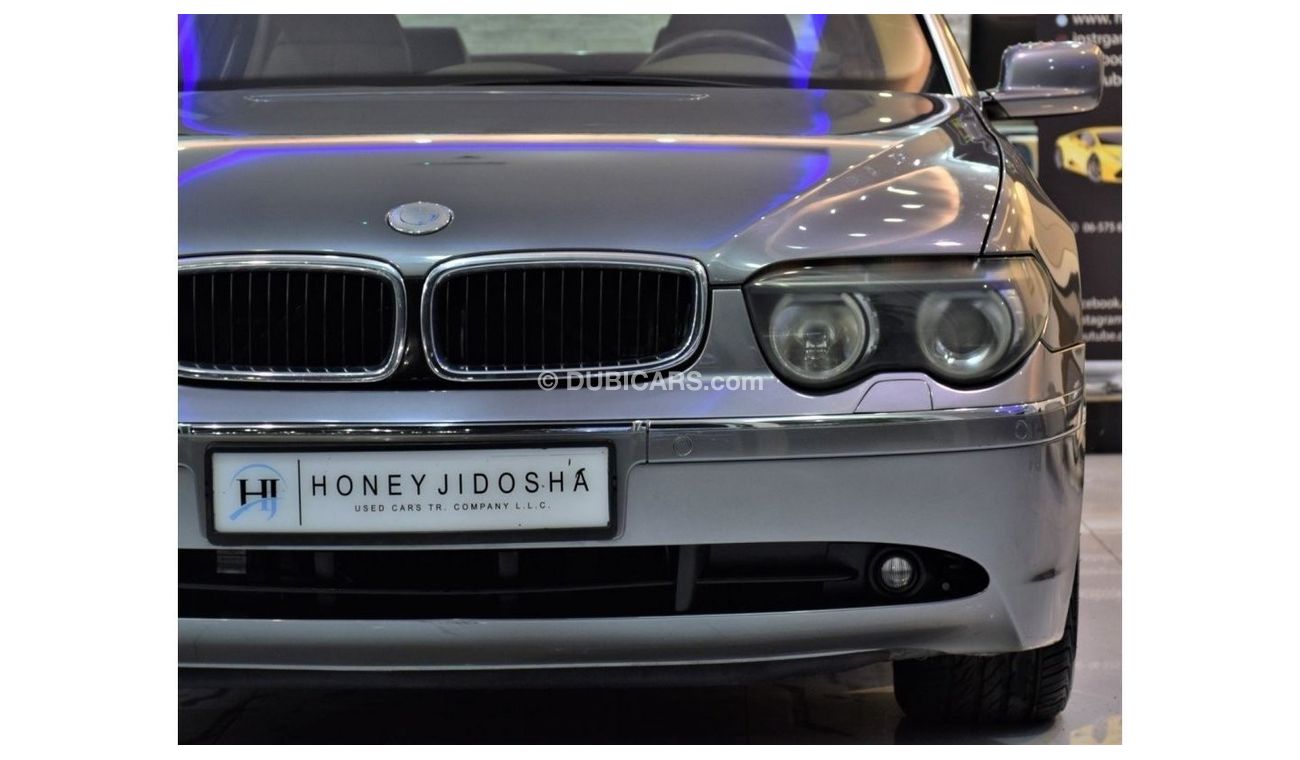 بي أم دبليو 735 VERY LOW MILEAGE! 61,000KM BMW 735Li 2003 Model!! in Grey Color! GCC Specs