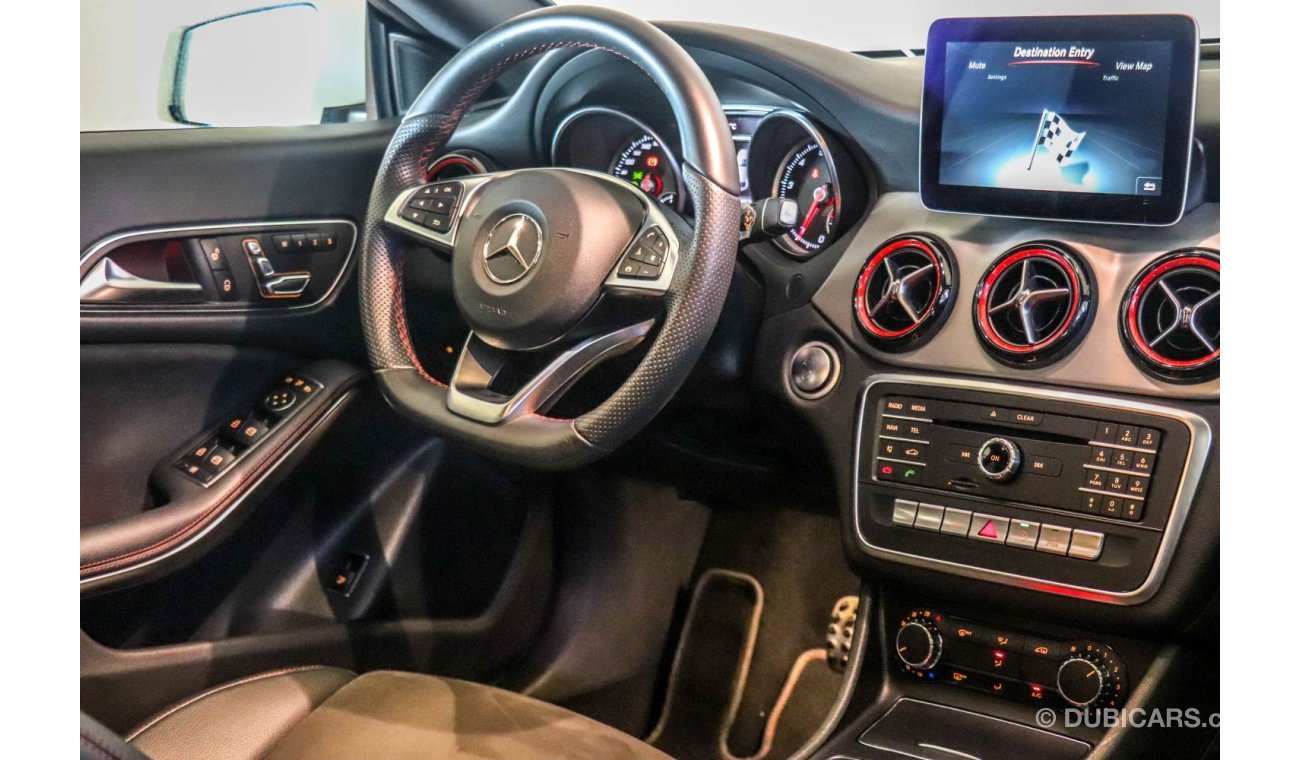 Mercedes-Benz CLA 250 Mercedes-Benz CLA250 AMG 2018 GCC under Warranty with Zero Down-Payment.