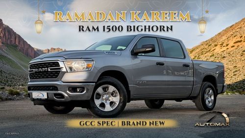 RAM 1500 Bighorn eTorque 3.6L V6 4x4 GCC 0Km With 3 Years Or 100,000 Km Warranty