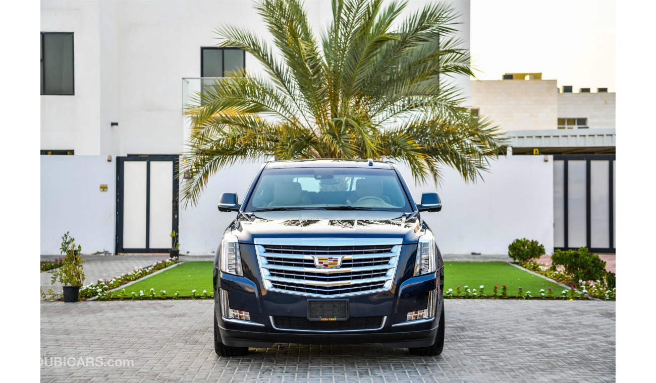 Cadillac Escalade Platinum XL 6.2L V8-Agency Warranty and Service Contract -GCC - AED 4,773 Per Month - 0% Downpayment