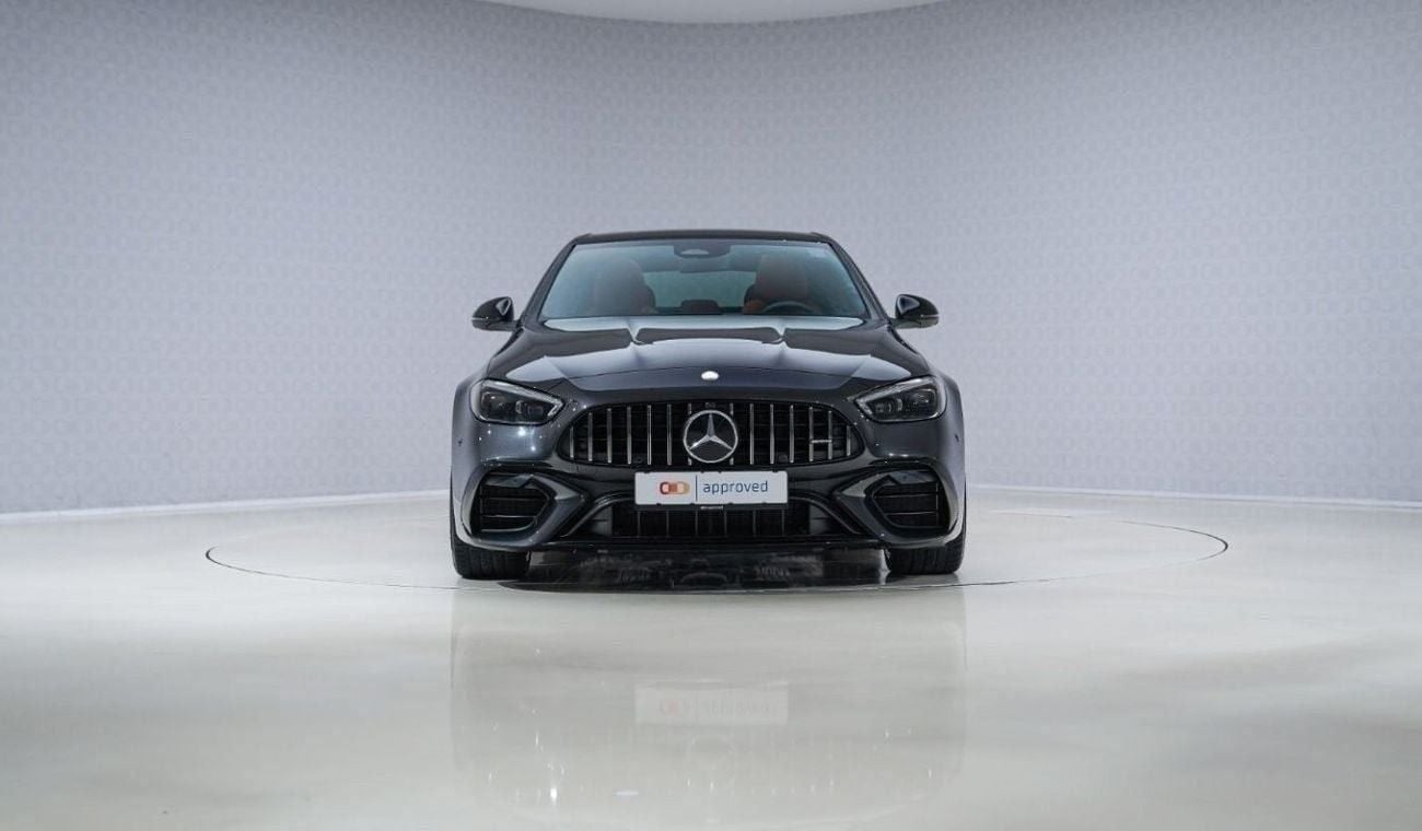 مرسيدس بنز C 63 AMG S E Performance | AED 6,571 PM | Up to 3 Years Unlimited Warranty