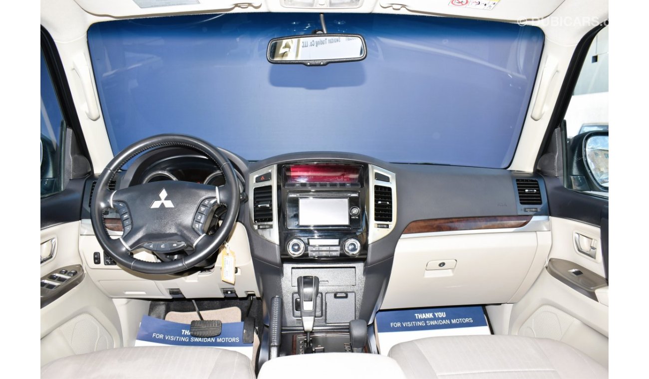 Mitsubishi Pajero AED 1269 PM | 3.0L GLS V6 4WD GCC DEALER WARRANTY