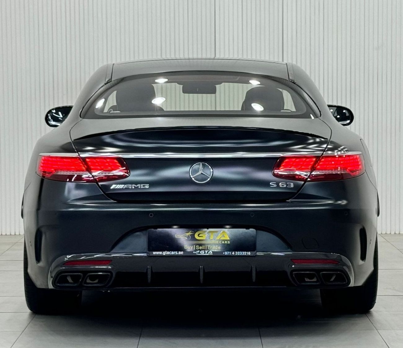 Mercedes-Benz S 63 AMG Std 2018 Mercedes Benz S63 AMG 4MATIC Edition 1, Warranty, Fully Loaded, Low Kms, GCC