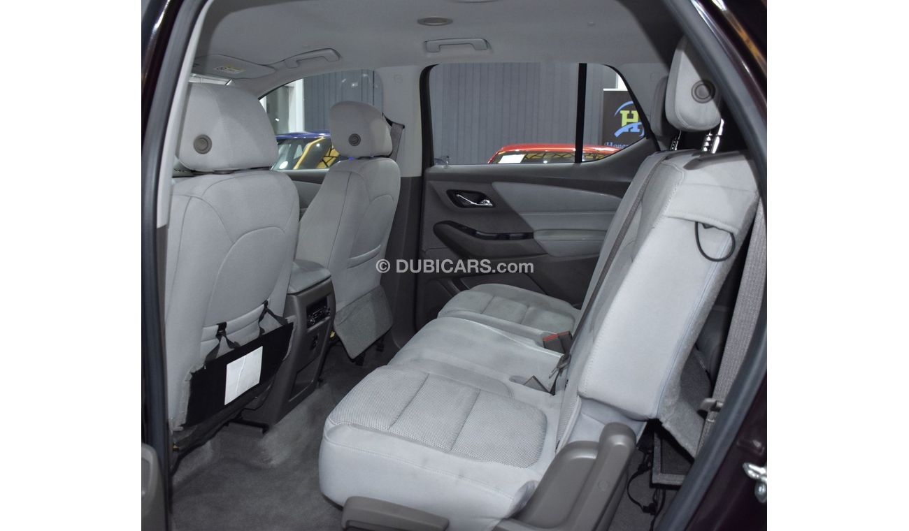 شيفروليه ترافيرس EXCELLENT DEAL for our Chevrolet Traverse ( 2018 Model ) in Burgundy Color GCC Specs
