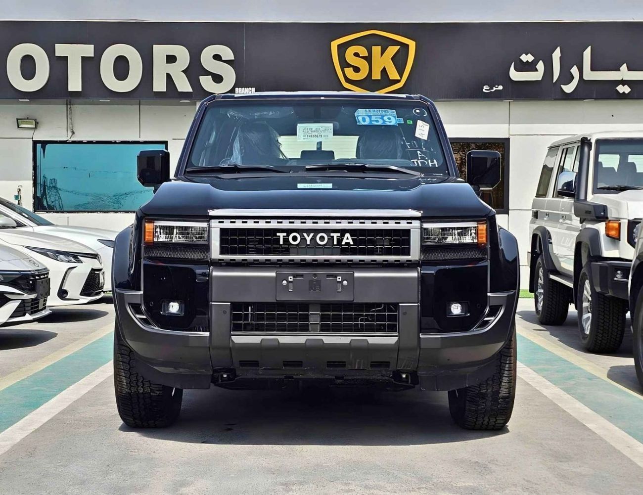 تويوتا برادو ALL ROUNDER || MID OPTION || 2.4L PETROL V4 || LETHAER WITH DRIVER PWR SEAT || COOL BOX (CODE#PPARS)