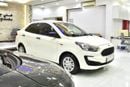 فورد فيجو EXCELLENT DEAL for our Ford Figo ( 2020 Model ) in White Color GCC Specs