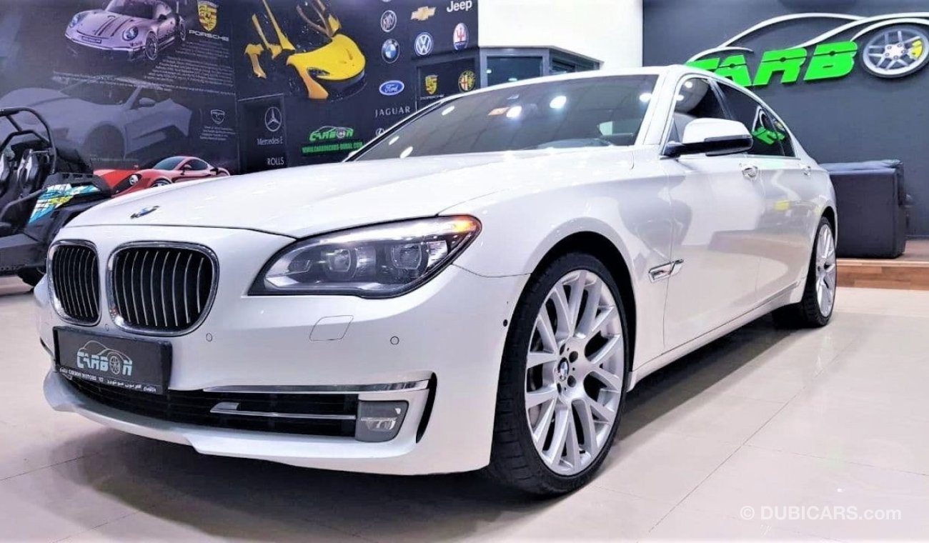 بي أم دبليو 750 BMW 750LI V8 4.4L 2013 MODEL GCC CAR IN VERY GOOD CONDITION