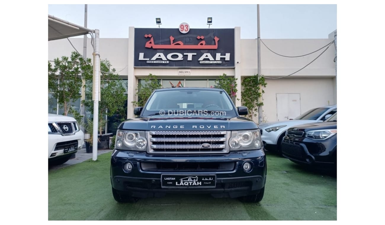 Land Rover Range Rover Sport Gulf model 2009, blue color, leather hatch, cruise control, alloy wheels and sensors in excellent co