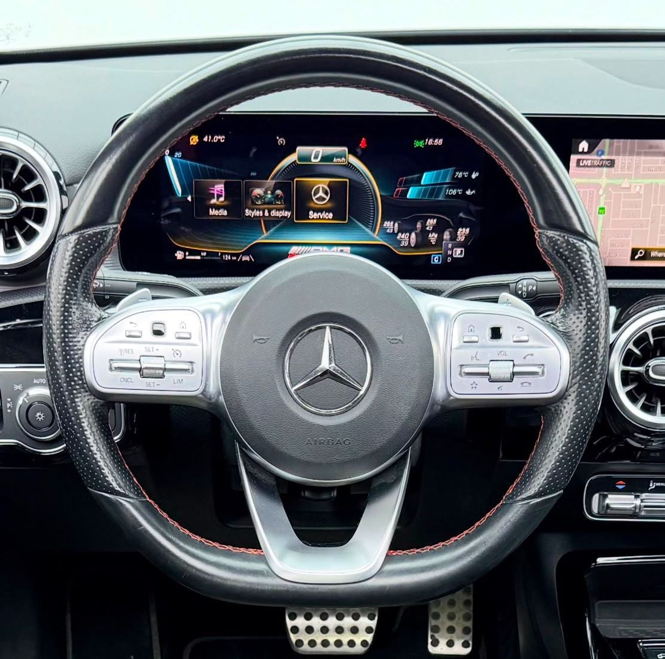 Mercedes Benz A35 AMG 4MATIC 2021 Mercedes-AMG A35, AutoGuard Warranty, Full Mercedes Service History, GCC Specs.