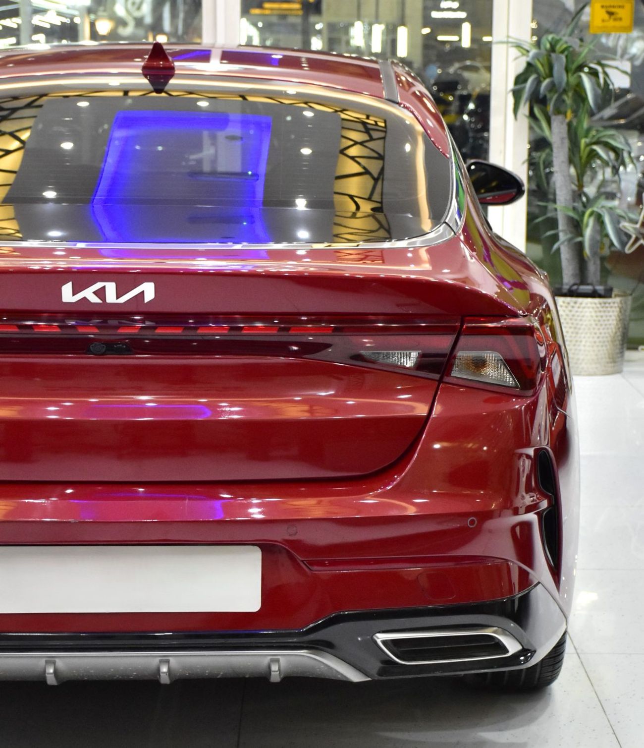 Kia K5 EXCELLENT DEAL for our KIA K5 ( 2022 Model ) in Red Color GCC Specs