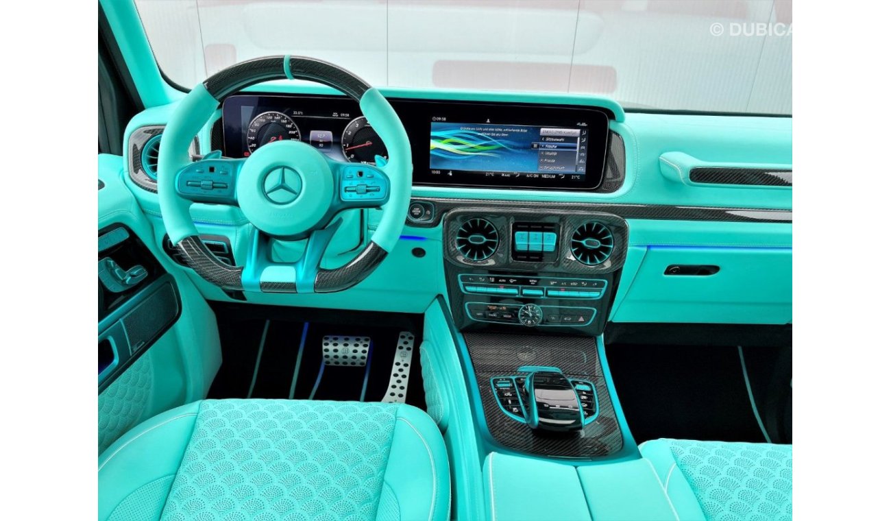 مرسيدس بنز G 63 AMG BRABUS 800 WIDESTAR CUSTOM BLUE FULLY LOADED NEW NEW