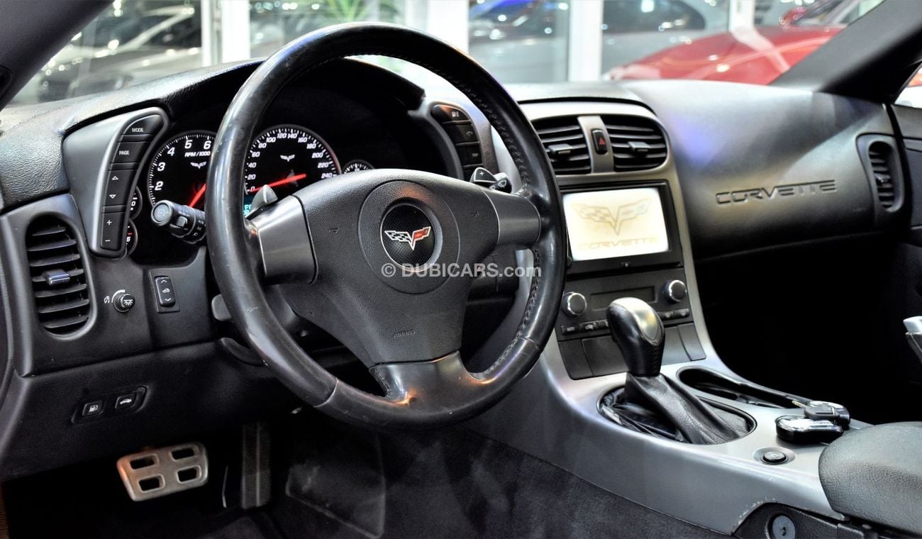 Chevrolet Corvette EXCELLENT DEAL for our Chevrolet Corvette C6 / LS2 V8 Engine ( 2006 Model ) in Red Color GCC Specs