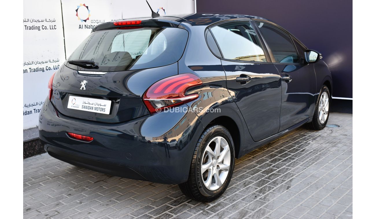 Peugeot 208 AED 459 PM | 1.6L ACTIVE GCC AGENCY WARRANTY UP TO 2024 OR 100K KM