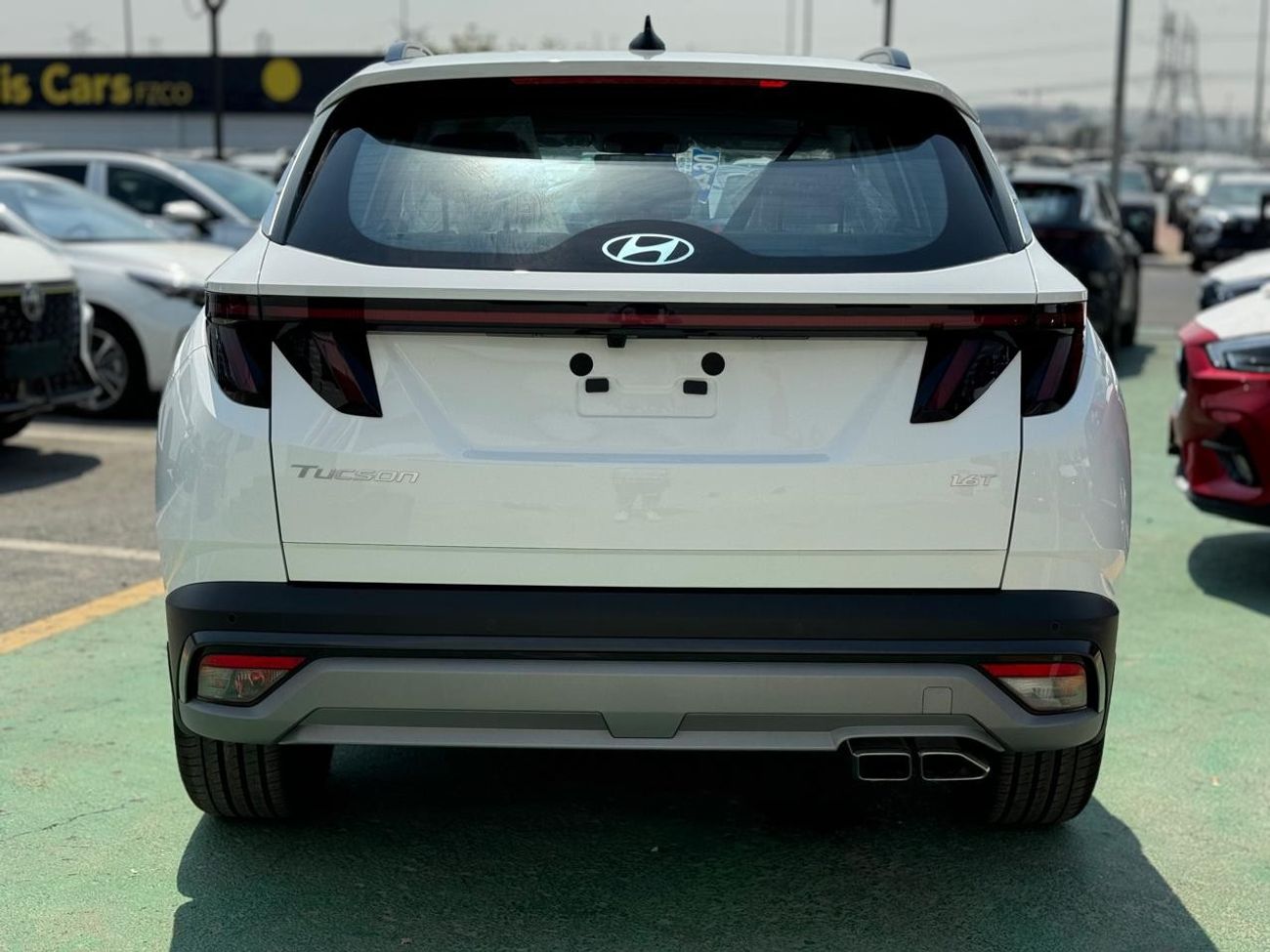 هيونداي توسون HYUNDAI TUCSON 1.6T - 2025 MODEL - WHITE COLOR