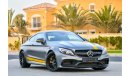 مرسيدس بنز C 63 كوبيه AMG Edition 1 - Agency Warranty & Service Contract! - Only AED 5,855 PM! - 0% DP