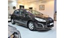 بيجو 308 ORIGINAL PAINT ( صبغ وكاله ) Peugeot 308 ( 2012 Model! ) in Brown Color! GCC Specs