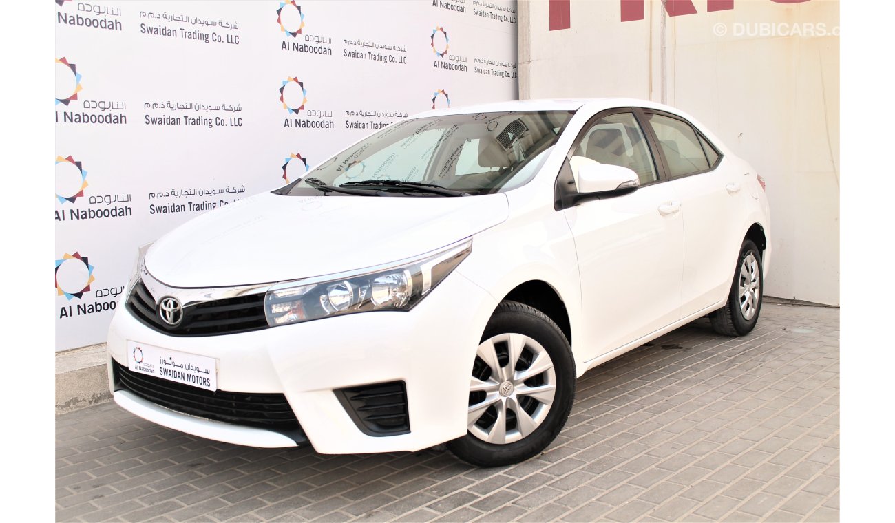 تويوتا كورولا 1.6L SE 2016 GCC SPECS DEALER WARRANTY