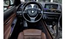 BMW 650i EXCELLENT DEAL for our BMW 650i CONVERTIBLE ( 2011 Model ) in White Color GCC Specs