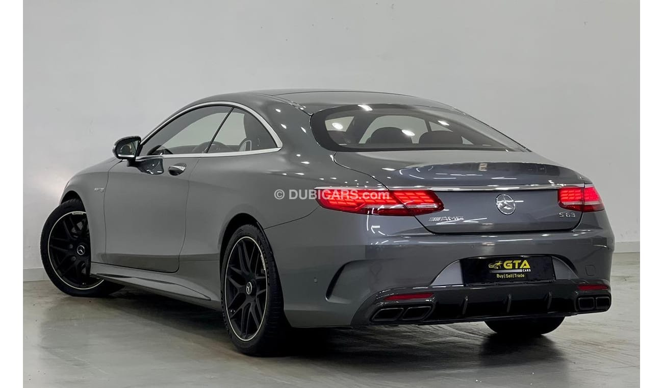 Mercedes-Benz S 63 AMG Coupe 2018 Mercedes S63 Coupe AMG FULL OPTION, Full Service History, Warranty, GCC
