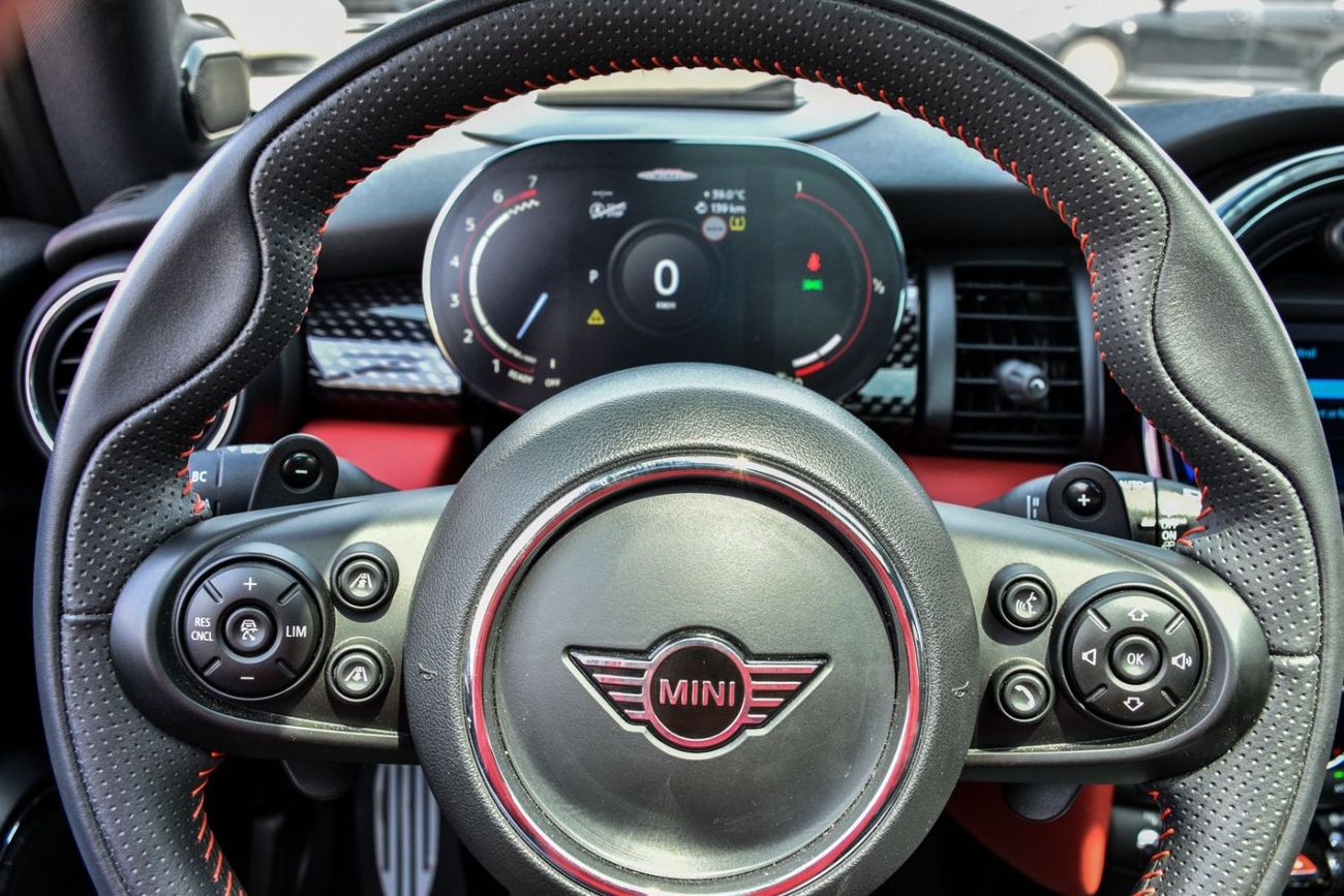 Mini John Cooper Works Cabrio Mini cooper works Model 2021 Gcc specs Full check agency, Under warranty Original paint no accident