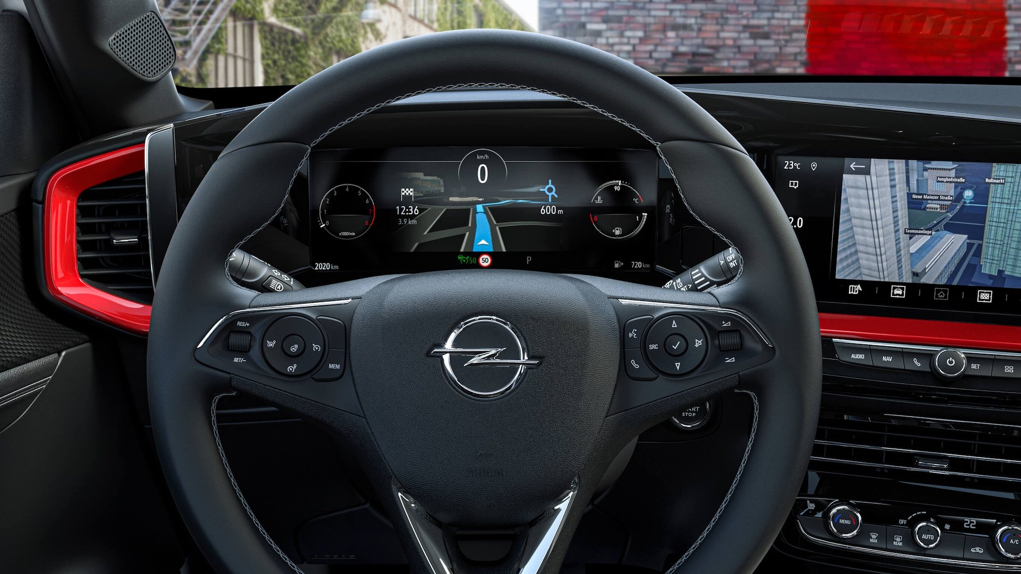 أوبل موكا interior - Steering Wheel