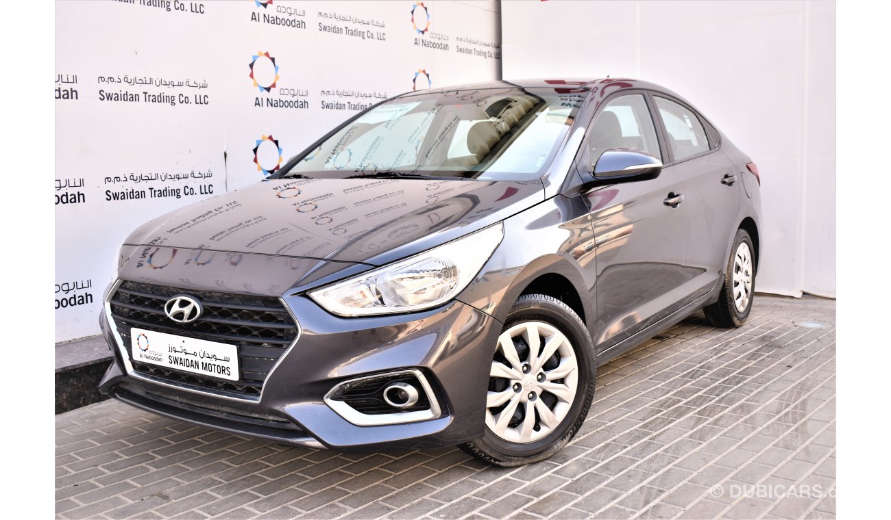 Hyundai Accent AED 938 PM | 1.6L GL GCC WARRANTY