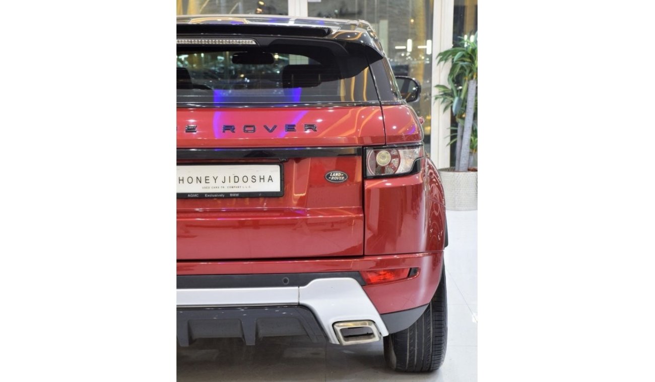 Land Rover Range Rover Evoque Dynamic Plus EXCELLENT DEAL for our Land Rover Range Rover ( 2012 Model! ) in Red Color! GCC Specs