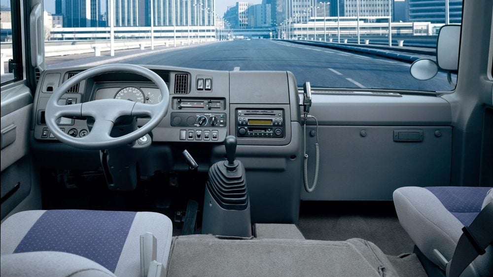 Nissan Civilian interior - Cockpit