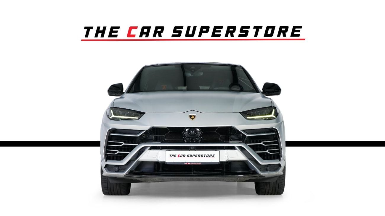 Lamborghini Urus STD Exclusive Leather With Orange Stitching-Black Exterior Pack-23 Inch Black Rims