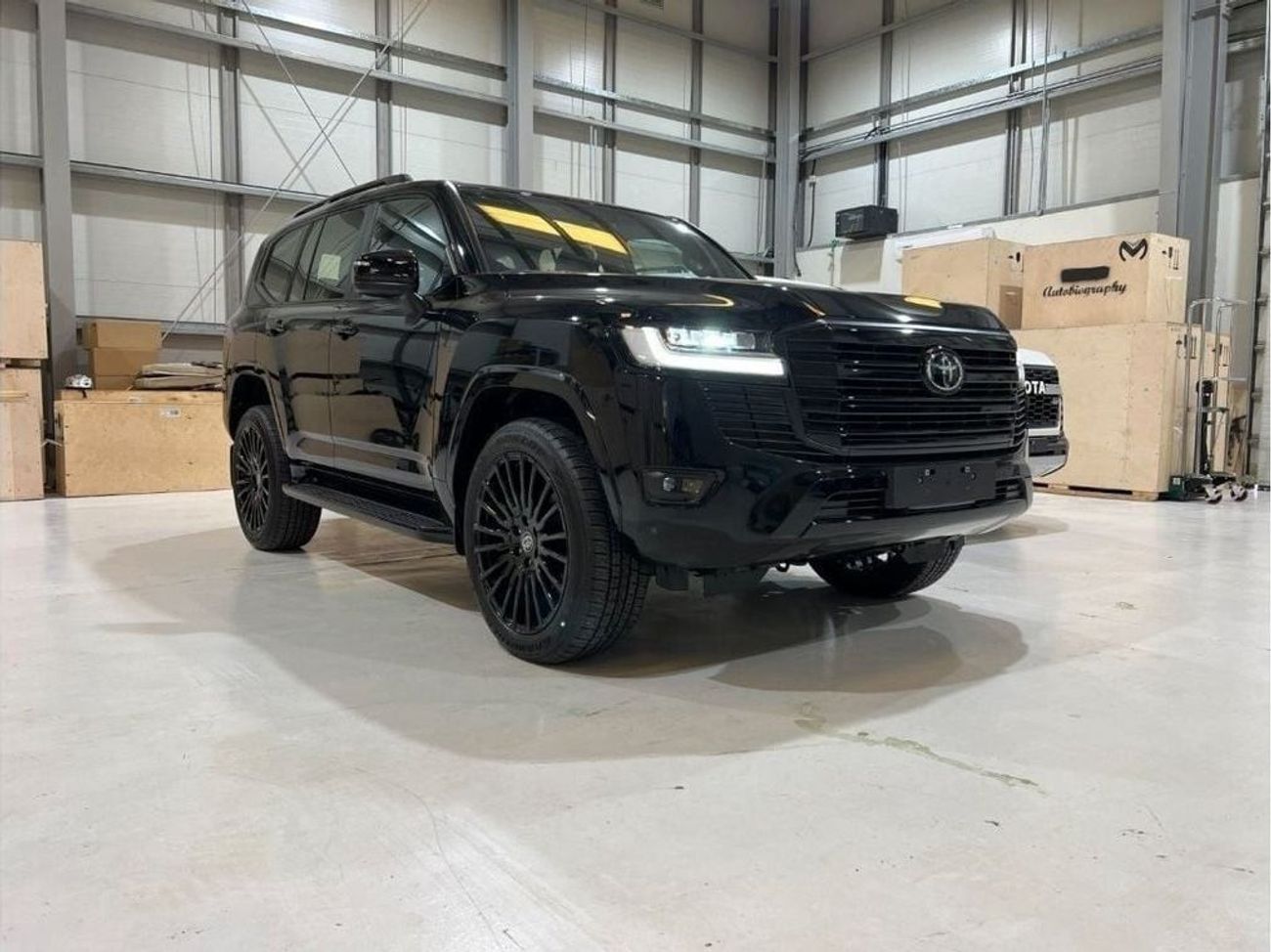 Toyota Land Cruiser Black Edition VX with 22 Inch Forged Wheels Starlight