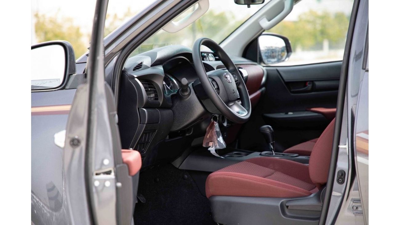 Toyota Hilux 2024 Toyota Hilux 2.4L DC WB 4X4 - Grey Mettalic inside Red | Export Only