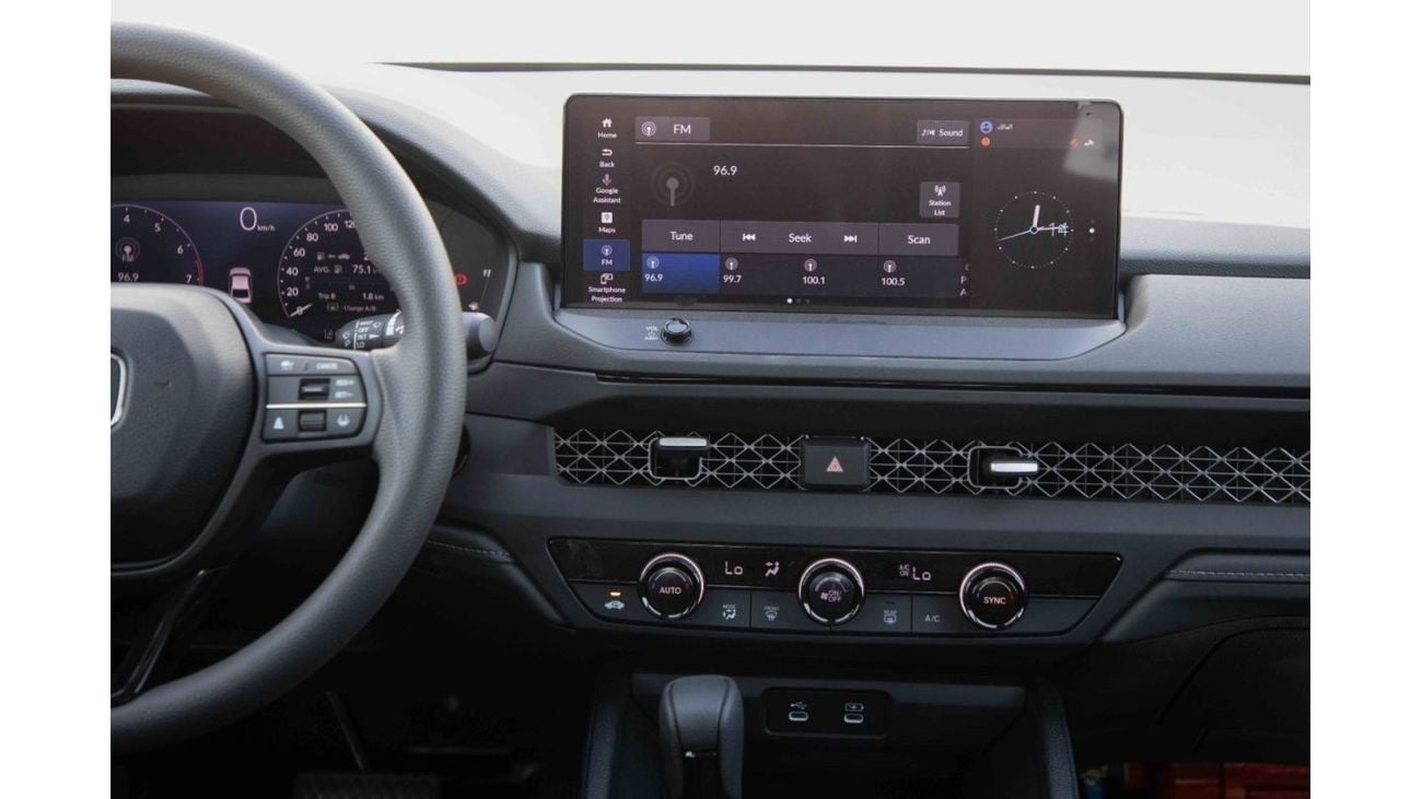 هوندا أكورد هوندا أكورد 2023 1.5T EX - فضي معدني من الداخل أسود