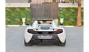 McLaren 650S Spyder | 8,811 P.M  | 0% Downpayment | Excellent Condition!
