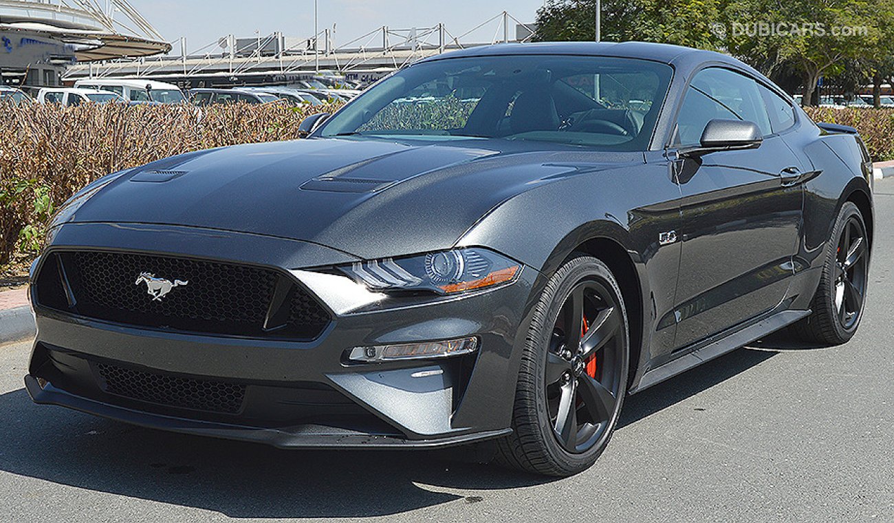 Ford Mustang 2019 GT Premium, 5.0 V8 GCC, 0km w/ 3Yrs or 100K km WTY + 60K km Service at Al Tayer