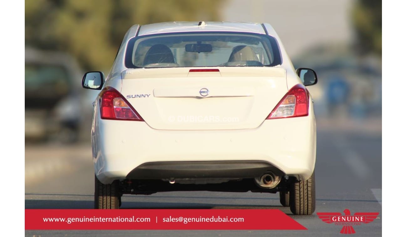 Nissan Sunny SV 1.5 with spoiler 2020 model available for export sales outside GCC.