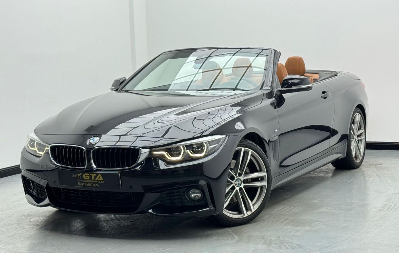 بي أم دبليو 430i 2018 BMW 430i M Sport Convertible, 1 Year Warranty, 12/26 BMW Service Contract, BMW Agency FSH, GCC