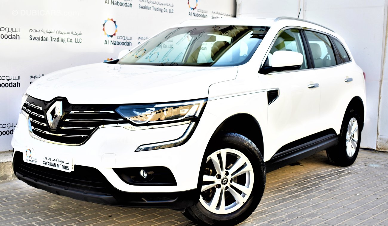 Renault Koleos 2.5L PE 2WD 2017 GCC SPECS WITH CRUISE CONTROL DEALER WARRANTY