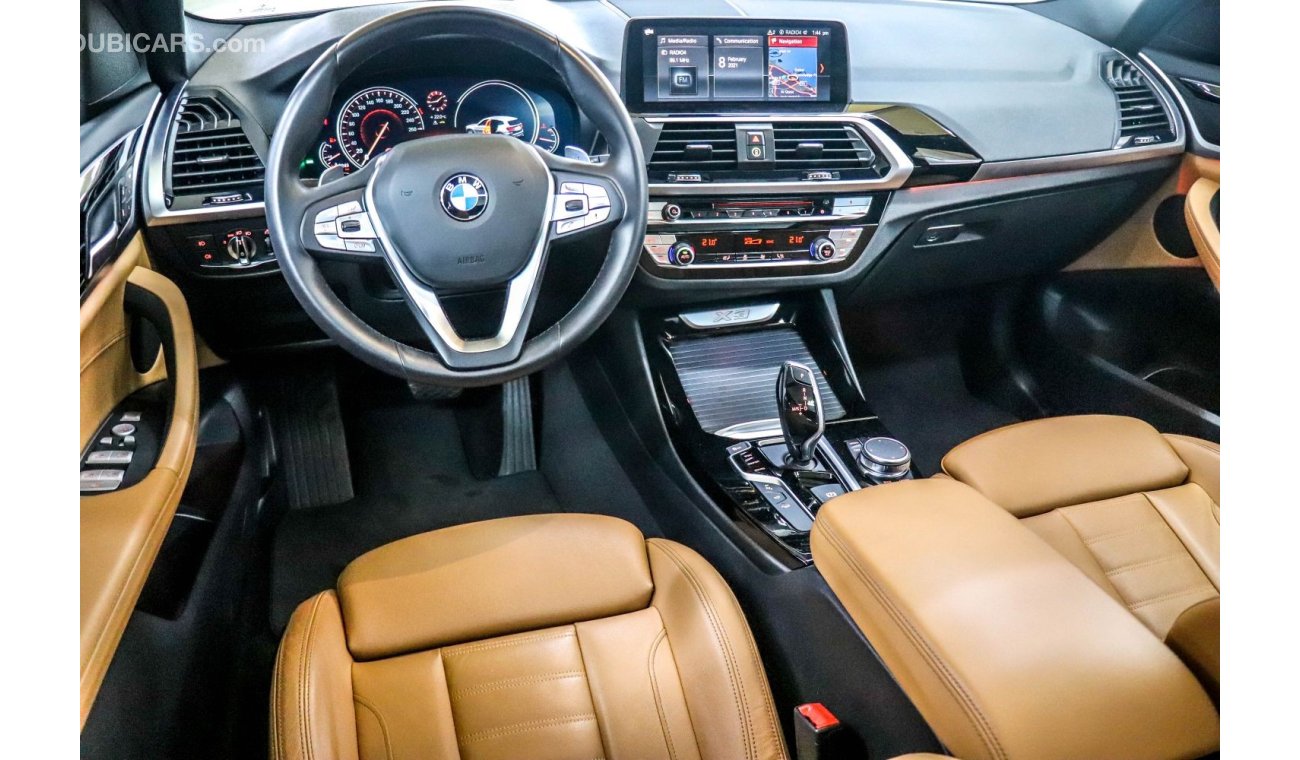 بي أم دبليو X3 BMW X3 X-Drive 30i Luxury Line 2019 GCC under Agency Warranty with Flexible Down-Payment.