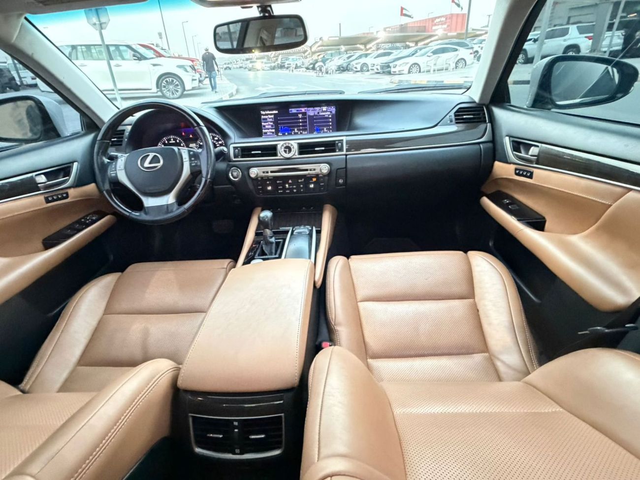 لكزس GS 350 F-Sport 3.5L فل اوبشن بفتحة سقف