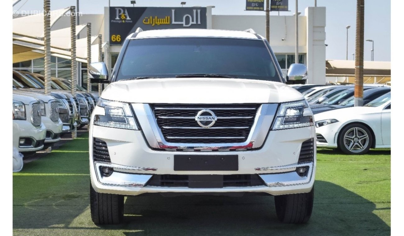 Nissan Patrol Gcc platinum SE cheap full 2021 MBS