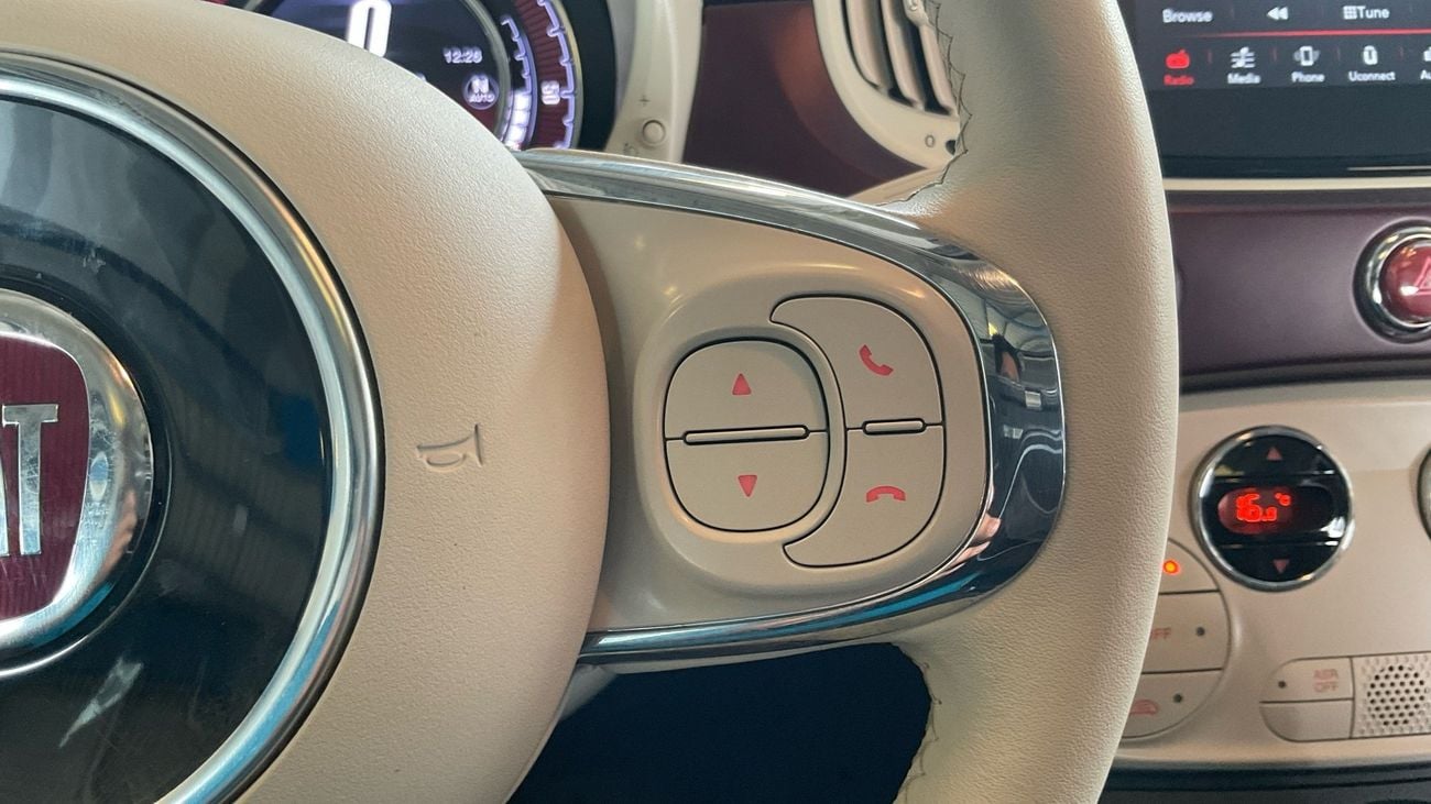 فيات 500 1.4L 100HP LOUNGE | شامل الضمان | 0 ﺪﻔﻋﺓ ﺃﻮﻟﻯ