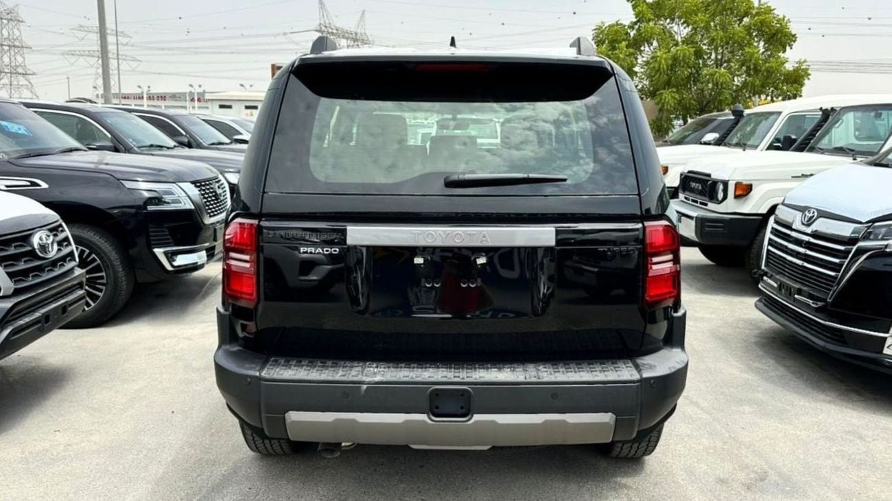 Toyota Prado VXR 2.4L Turbo, 4-Cylinder, DOHC, 16V . Automatic . 7 Seater . 5 Door . Four Wheel drive